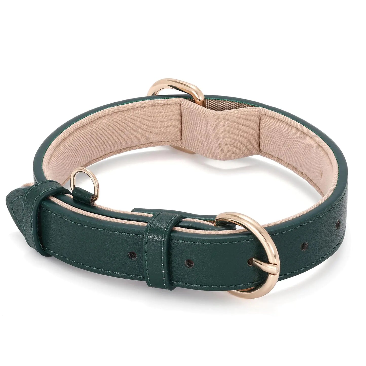 🐾 The TrailMate™ Soft Padded Leather Dog Collar —FAST SHIPPING